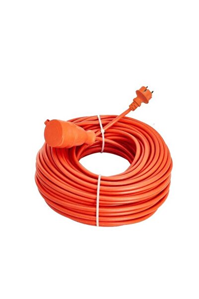 Bylion 10 Metre 3*1,5mm² Topraklı Tekli Kauçuk Uzatma Kablosu Ttr/cca - Turuncu