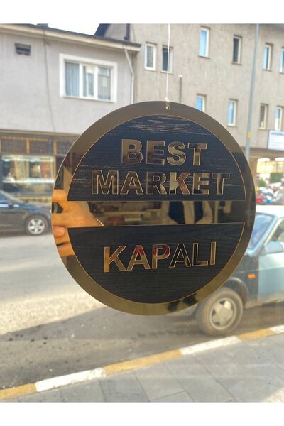 Fikart Πινακίδα 20x20cm Προσαρμοσμένη Εξωτερική Εσωτερική Κατάστημα σας