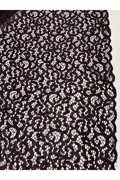 Kumaş sever Plum Color French Guipure Fabric Meter Fabric Evening Dress Clothing Fabric