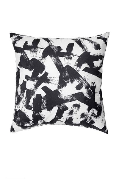 IKEA Μαύρο Turill Cushion Λευκό Μαύρο 1 τεμάχιο Μονό 40 x 40