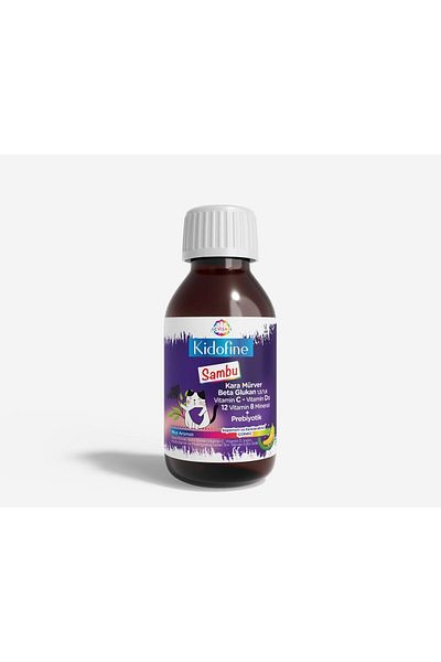 Acvison Kidofine Sambu Kids - 12 Vitamins and 8 Minerals Prebiotics, Black Elderberry Beta Glucan Vitamin C