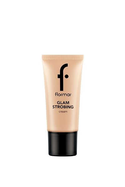 Flormar Brightening Makeup Base (peach) - Glam Strobing Cream - 002 Peach -8690604645916