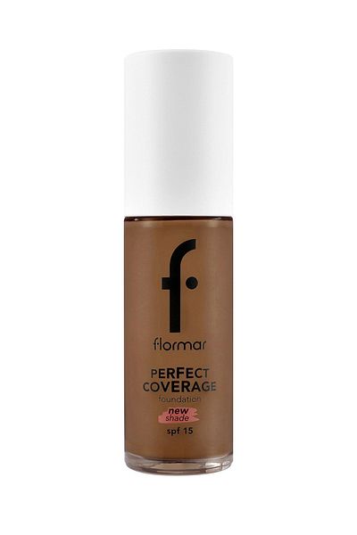 Flormar Perfect Coverage Yoğun Kapatıcı Su Bazlı Fondöten (Sıcak Alt Ton) -137 Nutmeg-8682536070676