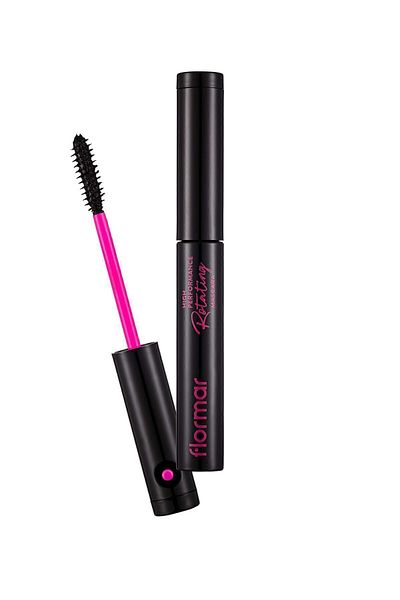 Flormar Plump Looking Spinning Brush Mascara (Black) - Rotating Mascara - 001 -8690604140503