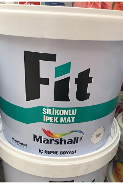 Marshall fit Silikonlu Ipek Mat Silinebilir Iç Cephe Duvar Boyası Renk; Beyaz 20kg=20L
