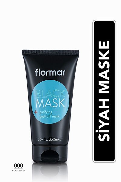 Flormar Gözenek Temizleyici & Yağ Dengeleyici Siyah Maske - Black Mask - 000 - 8690604557264