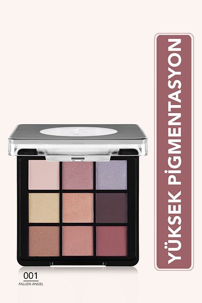 Flormar 001 Fallen Angel - Matte and Shimmer Creamy Shadow Palette - Eye Shadow Palette -8682536048439