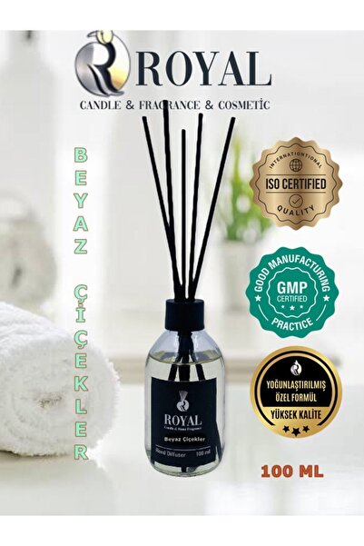 ROYAL MUM Beyaz Çiçekler Çubuklu Oda Kokusu 100 Ml