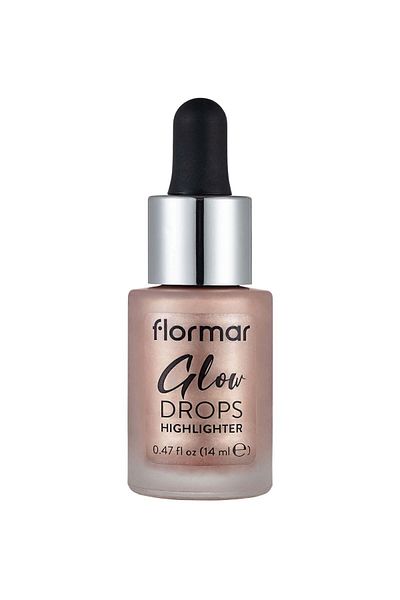 Flormar Mineral Liquid Illuminator (PINK) - Glow Drops Hinghlighter - 002 Sun Glow -8682536019941