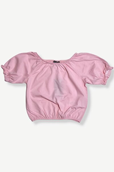 Cloise Κοριτσίστικο ανοιχτό ροζ βολάν μπλουζάκι