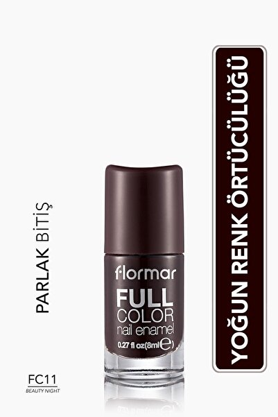 Flormar Yoğun Pigmentli Parlak Oje-full Color Nail Enamel-fc11 Beauty Nıght-8690604310470
