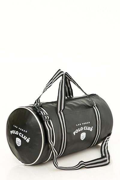 Las Vegas Polo Club UNISEX CYLINDER SPORTS FITNESS BAG DUFFEL BAG