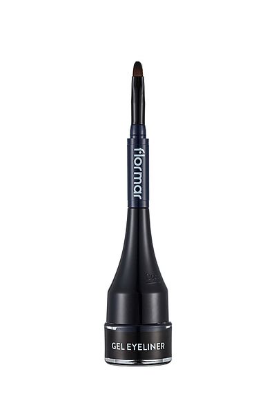 Flormar Intense Pigmented Matte Gel Eyeline with Special Brush Head -gel Eyeliner-02 Oceanblue-8690604591886