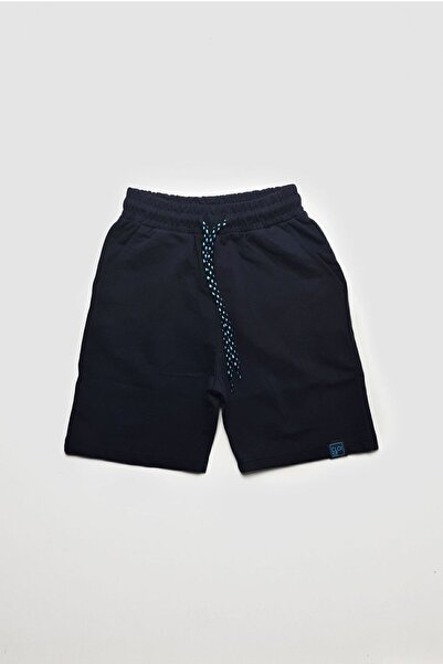 Cloise Boys' Navy Blue Shorts with Colored Cords