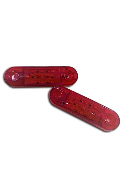 BAYUN Parmak Led Kırmızı 9 Ledli Yan Lamba Side Marker K2 202