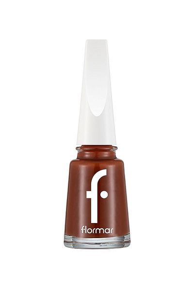 Flormar High Pigmented Shiny Nail Polish - Nail Enamel - 537 Cake with Coffee - 8682536047807