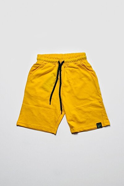 Cloise Dečačke žute šortseve sa šarenim vezicama