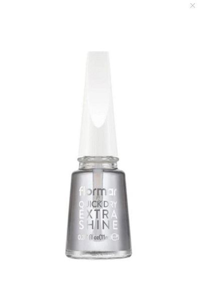 Flormar 11 ml Quick Nail Polish Dryer - Quick Dry Extra Shine Nail Lacquer
