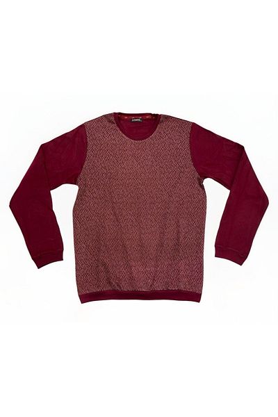 Masimar Crew Neck Jacquard Men's Sweatshirt