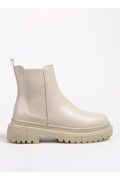 Fabrika Ekru Kadın Bot CASERTA NEW