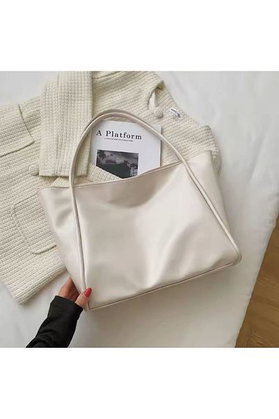 HONEY BAG Geantă de umăr și de umăr pentru femei Soft Model Cream
