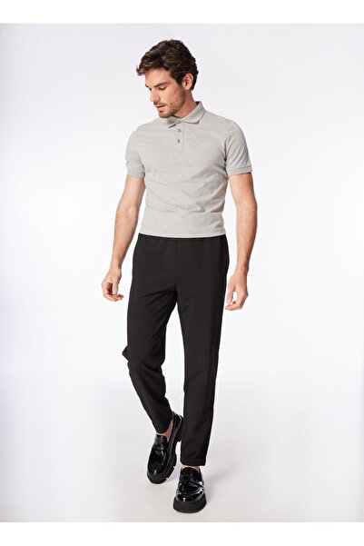 Fabrika Gri Erkek Regular Fit Polo T-Shirt LEGOLAS Y