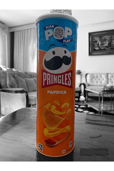Pringles Pringles Paprika 165 Grams - Paprika Colored Bag