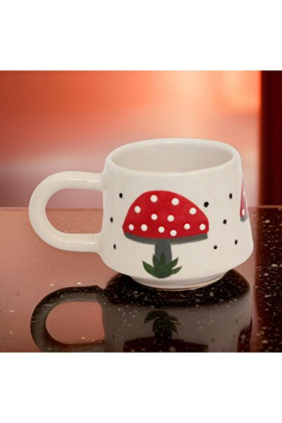 İlbay Çini Takı Ceramic mushroom mug