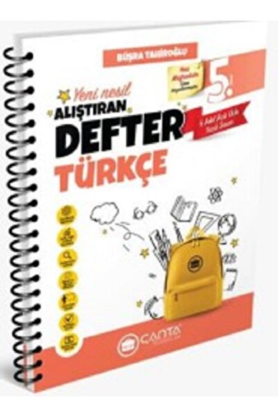 Çanta Yayınları ÇANTA YAYINLARI 5.SINIF TÜRKÇE ALIŞTIRAN DEFTER (YENİ)