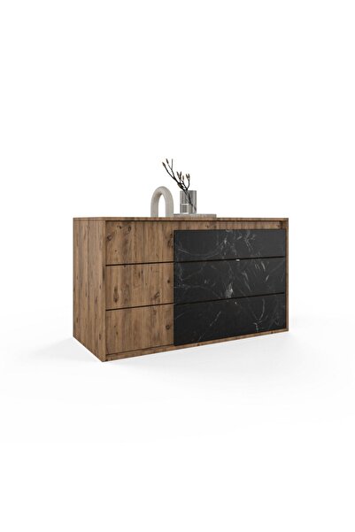 ANZERA Venge Şifonyer 3 Çekmeceli Atlas Çam - Lotus