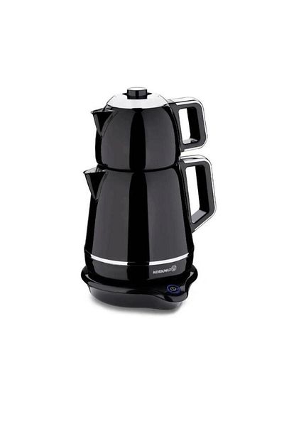 KORKMAZ A332-04 Demiks Black/Chrome Electric Tea