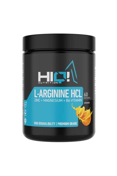 HIQ NUTRITION Hıq L-arginine Hcl الزنك والمغنيسيوم B6 فيتامين 480 جرام بنكهة ...