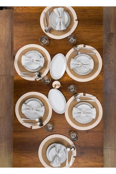 HomeTurko Design minimalist elegant - haine din iuta, suport pentru farfurii cu o singură placă, accesoriu pentru decorarea peretelui din răchită