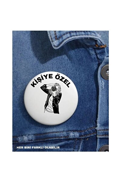 Major Selection Büyük Boy Kişiye Özel Şık Tasarım Yeni Rozet 25 Adet 58 mm