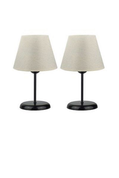 571 Store 2 Pieces Metal Standing Sand Head Table Night Lamp