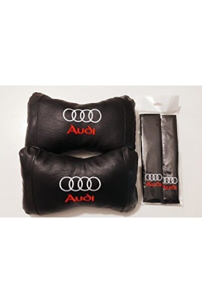 SLAMMER Δερμάτινο μαξιλάρι Audi με 2 λουράκια λαιμού και 2 ζώνες, γεμισμένο μ...