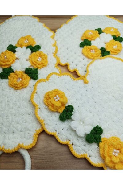 EvremHome مجموعة من 3 ألياف هدية مصنوعة يدويًا