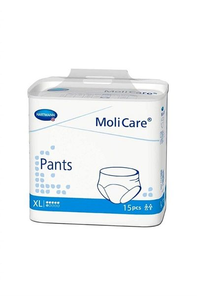 Hartmann Molicare Absorbent Panty Diapers 6 Drops Xlarge Large Size Blue 15 Pieces