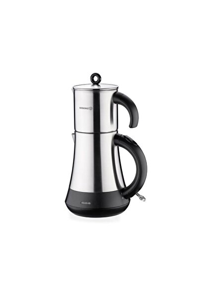 KORKMAZ Hasbahçe Electric Tea Kettle Satin-Black