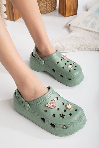 PLN SHOES Παντόφλες Νοσοκομείου Άνετης Σόλας Υψηλής Κλίμακας - Cook Nurse Doctor Cross