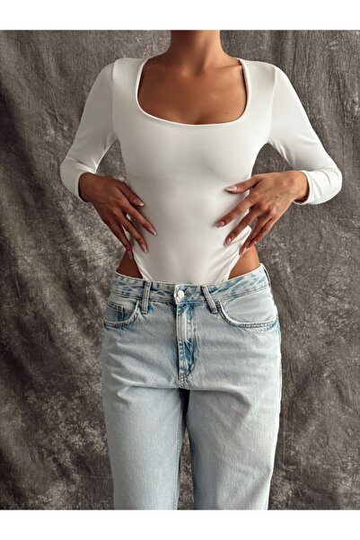 Friday Mood Body de damă cu gât pătrat