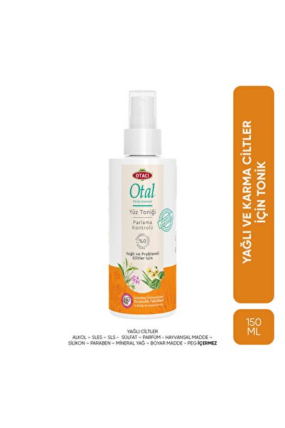 Otacı Otal Pürüz Kontrol Parlama Karşıtı Yüz Toniği 150 ml