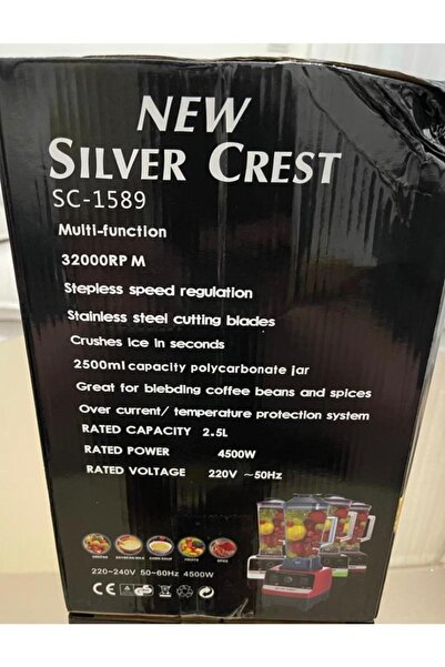 Silver Crest Bar Cafe Blender - Endüstriyel Blender