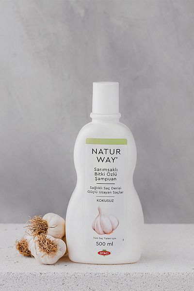 Otacı Naturway 500ml Garlic Plant Extract Shampoo - Double Pack