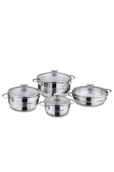 KORKMAZ Aria 8 Piece Pot Set A1889