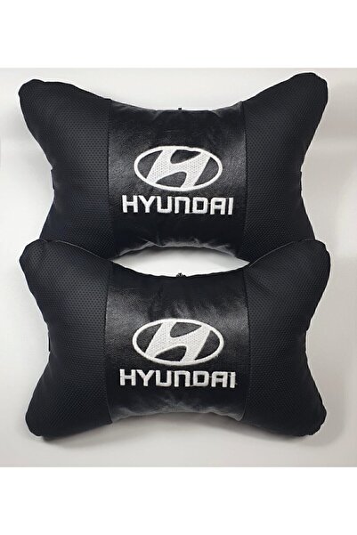 Hyundai Deri Boyun Yastıgı -hyundaı Papyon Yastık - Hyundaı Beyaz Lüks Yastık...