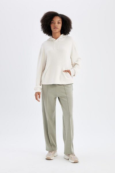 DeFacto Basic-Fit-Jogginghose – weites Bein, Skuba-Tauchstoff, gerade, Standard A5628ax24au