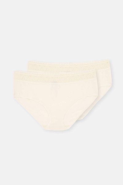 Dagi Ecru Single Jersey Midi-Höschen