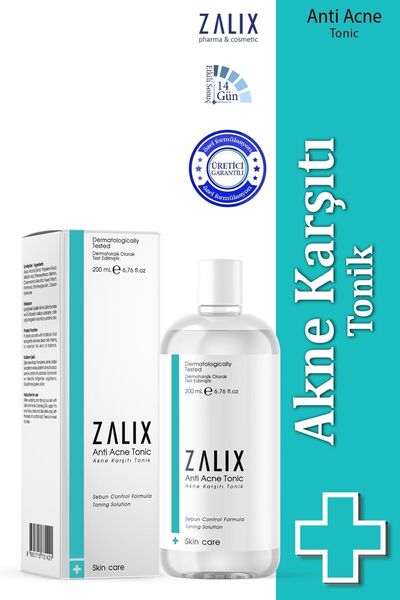 ZALİX Gözenek Sıkılaştırıcı, Akne Ve Siyah Notkta Karşıtı Cilt Bakım Tonik 20...