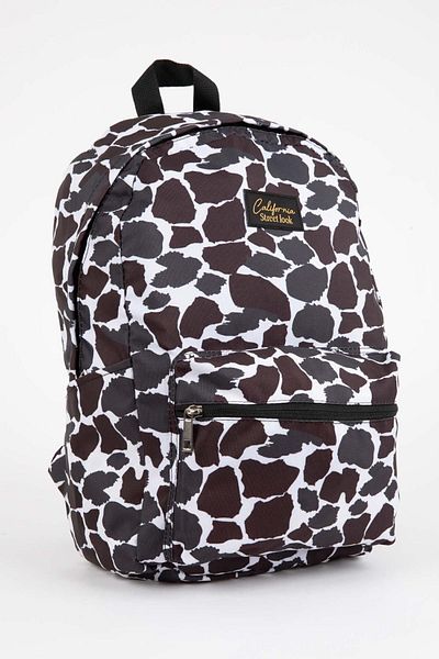 DeFacto Damen-Schulrucksack mit Leopardenmuster C5603axns